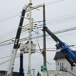 電柱新設・建替工事